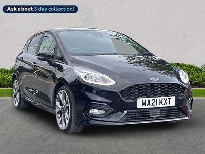 Black Used 2021 Ford Fiesta ST-Line X Hatchback | £13,325 (Fair price)