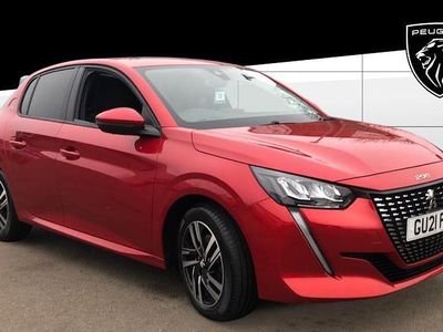 Used Peugeot 208 Allure 102 HP (75 kW) 2021 Red Hatchback