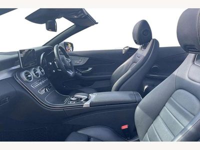 Used Mercedes C250 AMG line 200 HP (147 kW) 2018 Silver Cabriolet