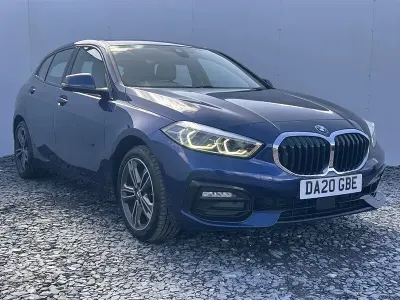 Used BMW 118 Sport Line 150 HP (110 kW) 2020 Blue Hatchback