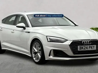 Used Audi A5 Sportback Sport 150 HP (110 kW) 2024 White Hatchback