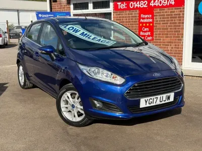Used Ford Fiesta Zetec 2017 Blue Hatchback