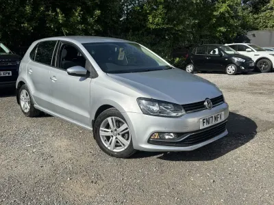 Used VW Polo Match 90 HP (66 kW) 2017 Silver Hatchback