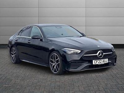 Black Used 2022 Mercedes C300 AMG Line Premium Plus Sedan | £28,295