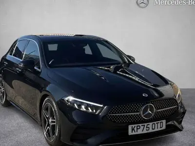 Used Mercedes A200 AMG line 163 HP (119 kW) 2025 Black Hatchback