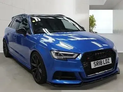 Used Audi S3 Sportback Black Edition 2018 Blue Hatchback