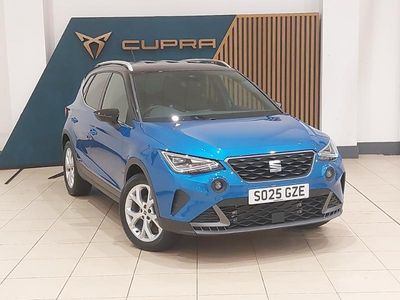 Metallic saphire blue with black roof New 2025 Seat Arona FR SUV | £19,698 (Fair price)