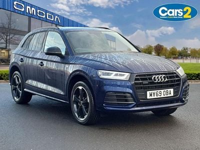 Blue Used 2019 Audi Q5 Black Edition SUV | £21,890 (Good price)