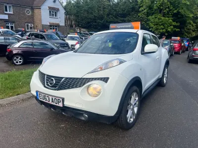 Used Nissan Juke Acenta 117 HP (86 kW) 2013 White SUV