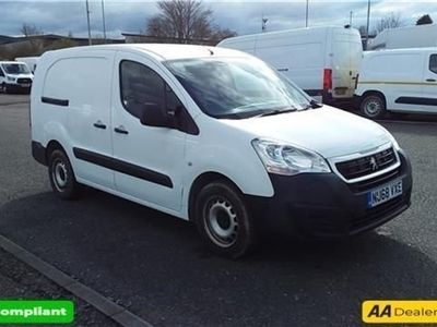 used Peugeot Partner 1.6 BLUE HDI CRC 100 BHP IN WHITE WITH 54,851 MILES AND A FULL SERVICE HISTORY, 1 OWNER FROM NEW, UL