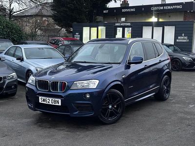 Begagnad BMW X3 M Sport 184 HK (135 kW) 2012 Blå SUV