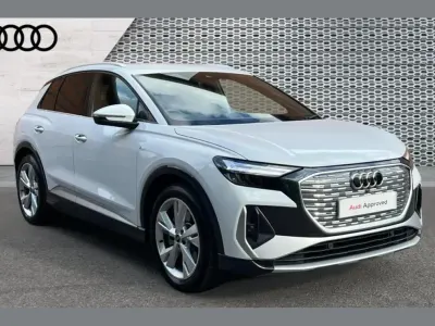 Used Audi Q4 e-tron S-Line 150 kW (204 HP) 2025 White SUV
