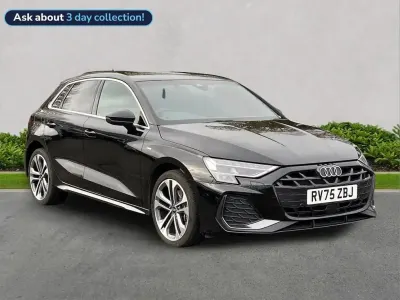 Begagnad Audi A3 e-tron S-Line 204 HK (150 kW) 2025 Svart Halvkombi