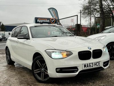 Used BMW 120 Sport Line 2013 White Hatchback
