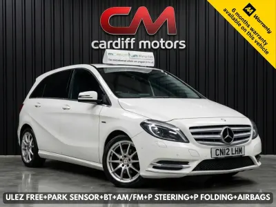 Used Mercedes B180 2012 White Hatchback