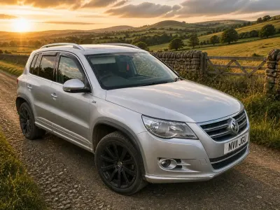 Używany VW Tiguan R-line 2011 Srebrny SUV