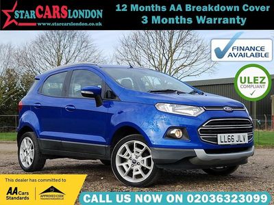 Used Ford Ecosport Titanium 125 HP (91 kW) 2016 Blue SUV