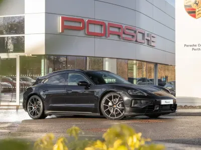 Used Porsche Taycan Black Edition 105 kW (143 HP) 2026 Jet black metallic Estate