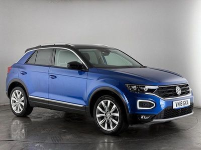 Blue Used 2018 VW T-Roc SEL SUV | £15,350 (Fair price)