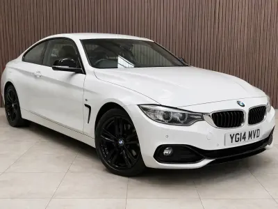 Begagnad BMW 420 Sport Line 2014 Vit Sportkupé