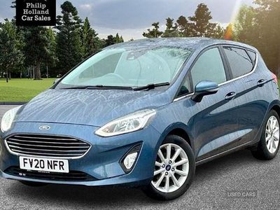 Used Ford Fiesta Titanium 85 HP (62 kW) 2020 Blue Hatchback