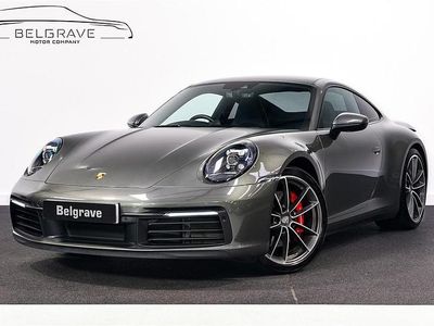 Used Porsche 911 Carrera S 450 HP (330 kW) 2023 Aventurine green metallic w/ black leather (crayon Coupe