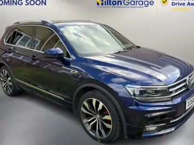 Używany VW Tiguan R-line 150 KM (110 kW) 2018 Niebieski SUV