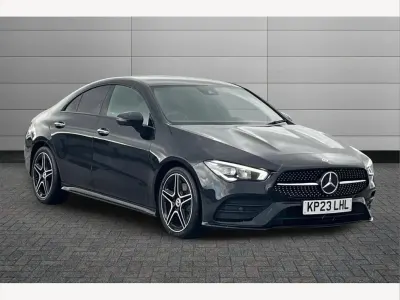 Used Mercedes CLA200 AMG Line Premium 161 HP (118 kW) 2023 Black Coupe