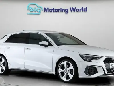 Used Audi A3 Sportback S-Line 110 HP (80 kW) 2022 White Hatchback