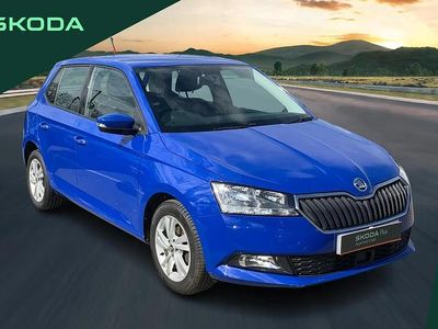 Used Skoda Fabia SE 58 HP (42 kW) 2021 Blue Hatchback