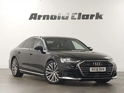 Used Audi A8 S-Line 286 HP (210 kW) 2018 Black Sedan