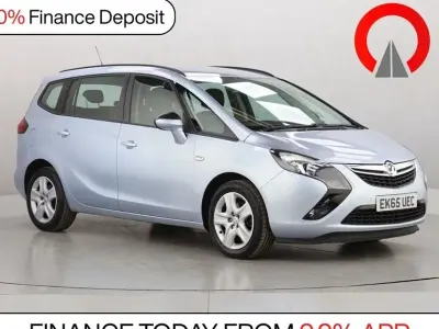 Used Vauxhall Zafira Tourer 140 HP (102 kW) 2015 Silver MPV