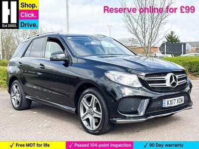 Used Mercedes GLE250 AMG line 204 HP (150 kW) 2017 Black Estate
