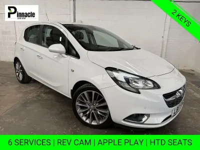 Used Vauxhall Corsa Elite 90 HP (66 kW) 2017 White Hatchback