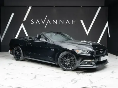 Used Ford Mustang GT Convertible 416 HP (305 kW) 2017 Black Cabriolet