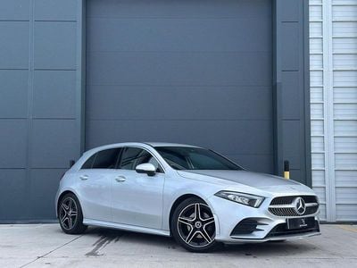 Used Mercedes A200 AMG line 163 HP (119 kW) 2019 Silver Hatchback