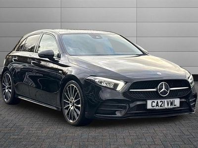 Used Mercedes A200 Exclusive 163 HP (119 kW) 2021 Cosmos black Hatchback