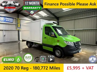 Used Mercedes Sprinter 140 HP (102 kW) 2020 Green Van