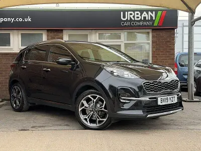 Used Kia Sportage GT-Line 175 HP (128 kW) 2019 Black SUV