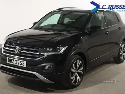 Used VW T-Cross Black Edition 93 HP (68 kW) 2023 Black SUV