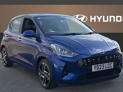 Usado Hyundai i10 Premium 84 HP (61 kW) 2023 Azul Citadino