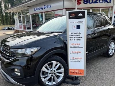 Used VW T-Cross SE 115 HP (84 kW) 2019 Black SUV