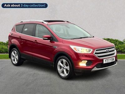 Red Used 2017 Ford Kuga Titanium SUV | £8,890 (Fair price)