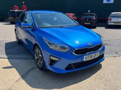Used Kia Ceed 140 HP (102 kW) 2018 Blue Hatchback