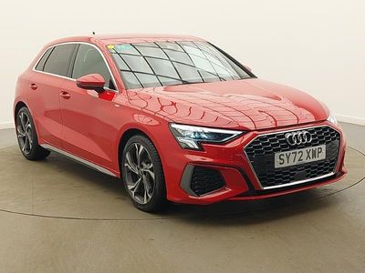 Used Audi A3 S-Line 110 HP (80 kW) 2023 Red Sedan
