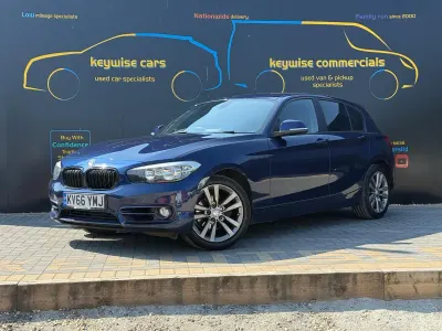 Used BMW 118 Sport Line 150 HP (110 kW) 2016 Blue Hatchback
