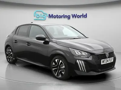 Used Peugeot 208 Allure 100 HP (73 kW) 2024 Black Hatchback
