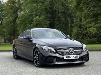 Used Mercedes C300 AMG Line Premium 245 HP (180 kW) 2019 Black Coupe
