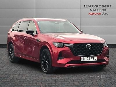 Red Used 2025 Mazda CX-80 Homura-Line SUV | £39,995 (Super price)