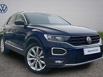 Used VW T-Roc SEL 147 HP (108 kW) 2019 Blue SUV